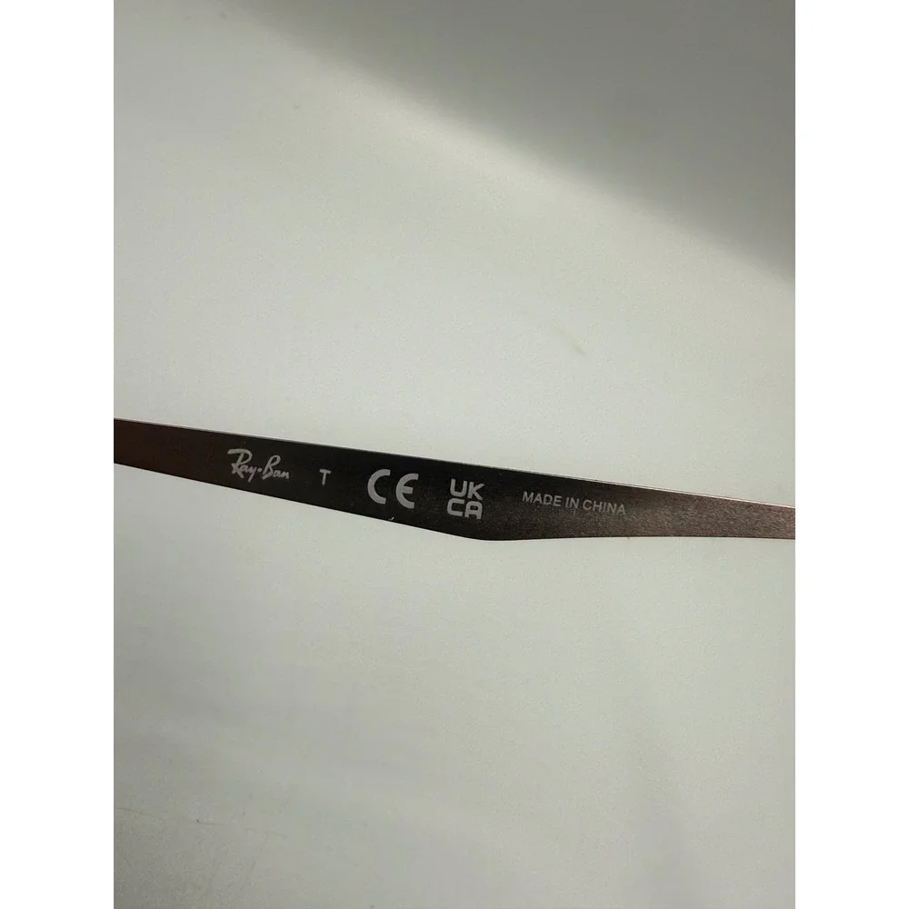 Ray-Ban RB 6421 2973 Matte Brown Rose Gold Square Eyeglasses Frames 54-18-145